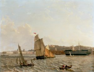 Vista sobre el Támesis hacia Greenwich con el Hospital de Greenwich de John Wilson Carmichael
