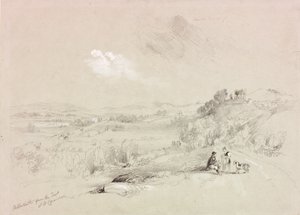 Haltwhistle desde el este de John Wilson Carmichael