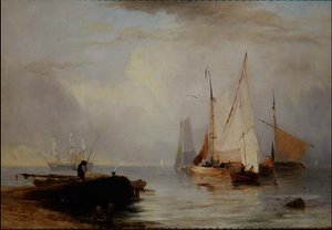 Escena de Pesca en el Norte de Inglaterra de John Wilson Ewbank