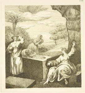 Retablo de Hogarth - Ángel en la tumba