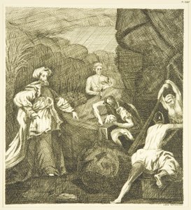 Retablo de Hogarth - Sellando la tumba de John Withers