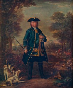 Sir Robert Walpole con Perros de John Wooton
