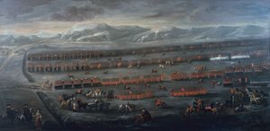 La batalla de Sherrifmuir, 13 de noviembre de John Wootton