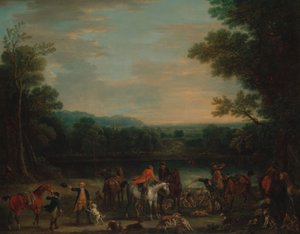 La muerte de la liebre de John Wootton