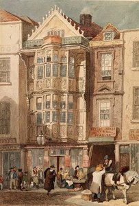 Casa de Sir Paul Pindar, Bishopsgate de John Wykeham Archer