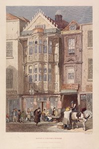 Taberna Paul Pindar, Bishopsgate, Londres de John Wykeham Archer