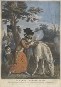 El Poney de Tiro de las Damas, 1780 de John after Collet
