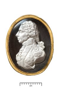 Anillo de oro del almirante Lord Nelson, c.1820 (oro y sulfuro) de John after De Vaere
