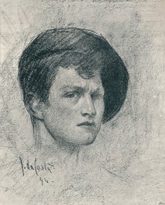 Un autorretrato de John da Costa, c. 1895 de John da Costa