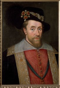 Retrato de Jacobo I, Rey de Inglaterra e Irlanda (Jacobo VI, Rey de Escocia)