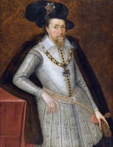 Retrato del Rey Jacobo I de Inglaterra (1566-1625)