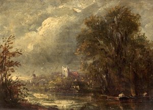 En el Stour, siglo XIX de John manner of Constable