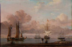 Barcos en calma de John of Hull Ward