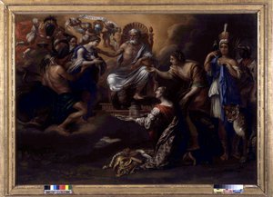 Marsella protegida por los dioses o la Apoteosis de Marsella de John the Baptist of Beadan