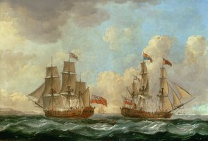 El Peregrino en Dos Posiciones frente a la Costa, 1766
