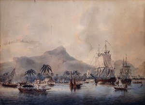 Una vista de Huaheine, 1787