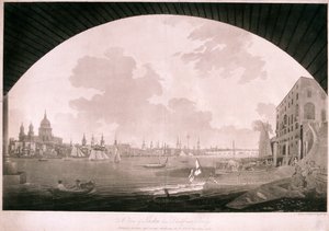 Ciudad de Londres desde el Puente de Blackfriars de John william Edy