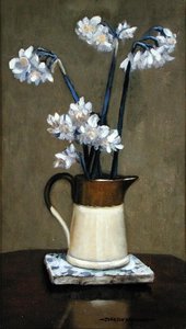Una jarra de narcisos de Johnson Hayward
