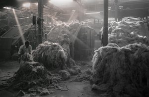 Fábrica de yute, Calcuta, India, 2017 (foto) de Jon Nicholson