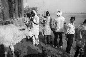 Manikarnika Ghat, Benarés, 2016 (foto)