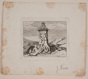 Vigneta con dos genios de Jonas Haas