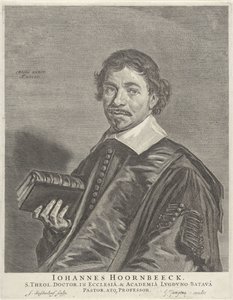 Retrato de Johannes Hoornbeeck de Jonas Suyderhoef
