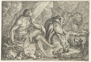 Daniel en el foso de los leones de Jonas Umbach