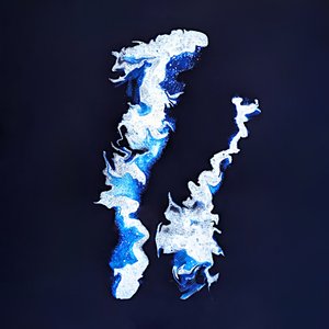Corrientes del azul profundo de Jonas Weikel