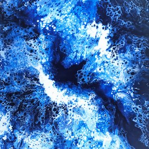 Flujo del océano azul profundo de Jonas Weikel