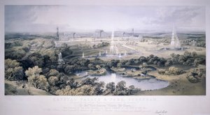 Crystal Palace, Sydenham, Londres, 1854 de Jonathan Needham