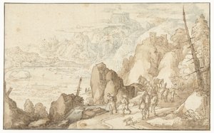 Paisaje con viajeros de Joos de Momper (II)