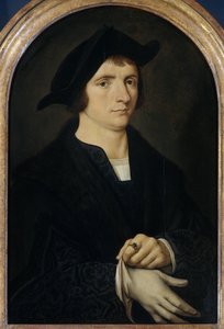 Retrato de Joris Vezeleer de Joos van Cleve (copy after)