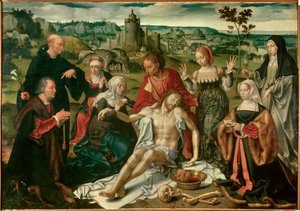 Retablo de la deploración de Cristo de Joos van Cleve