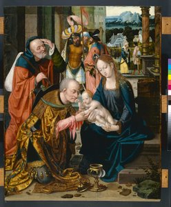 La Adoración de los Reyes de Joos van Cleve