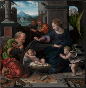 La Sagrada Familia de Joos van Cleve