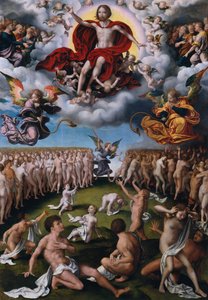 El juicio final, ca. 1520-25 de Joos van Cleve