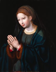 La Virgen en oración de Joos van Cleve