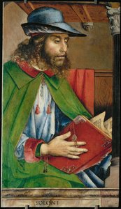 Solón, legislador de Atenas De una serie de 28 retratos, pintados hacia 1475 para el studiolo de Federigo de Montefeltre ...
