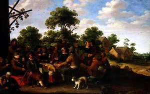 Fiesta en el Pueblo de Joost Cornelisz. Droochsloot