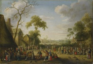 Escena de Pueblo de Joost Cornelisz. Droochsloot