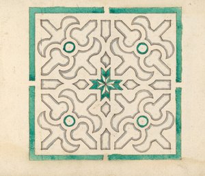 Álbum que contiene 75 dibujos para enrejados de jardín y parterres, ca. 1610-40 de Jorg Rurfinger
