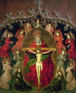 La Santísima Trinidad Rodeada de Ángeles