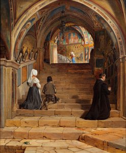 La Scala Santa del Monasterio de San Benedetto, cerca de Subiaco de Jorgen Roed