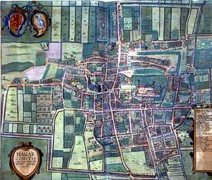 Mapa de La Haya, de 