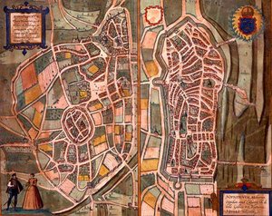 Mapas de Autun y Nevers, de 