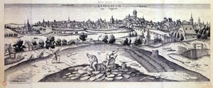 Una cantera de pizarra en Angers, 1561