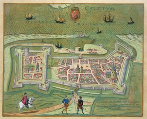 Mapa de Calais, de 