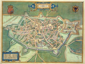 Mapa de Cambrai, de 