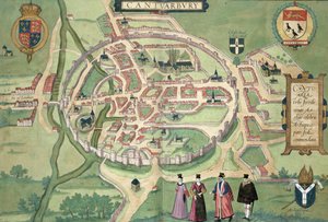 Mapa de Canterbury, de 