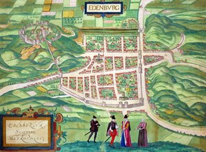 Mapa de Edimburgo, de 